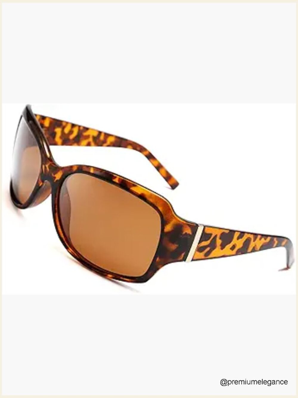 Polarized Oversized Rectangle Wrap Sunglasses Uv400 Protection